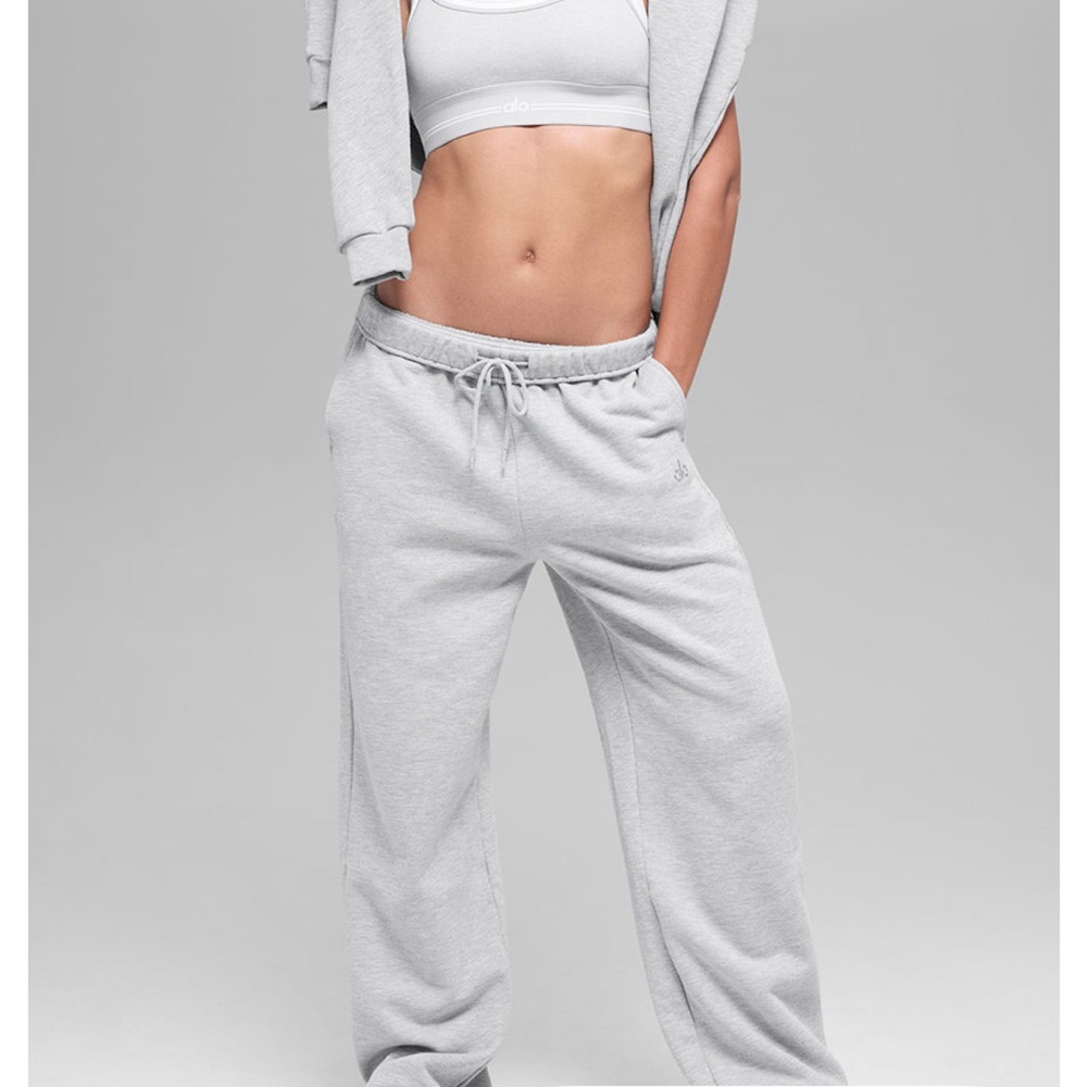 Accolade Straight Leg Sweatpants - Athletic Grey